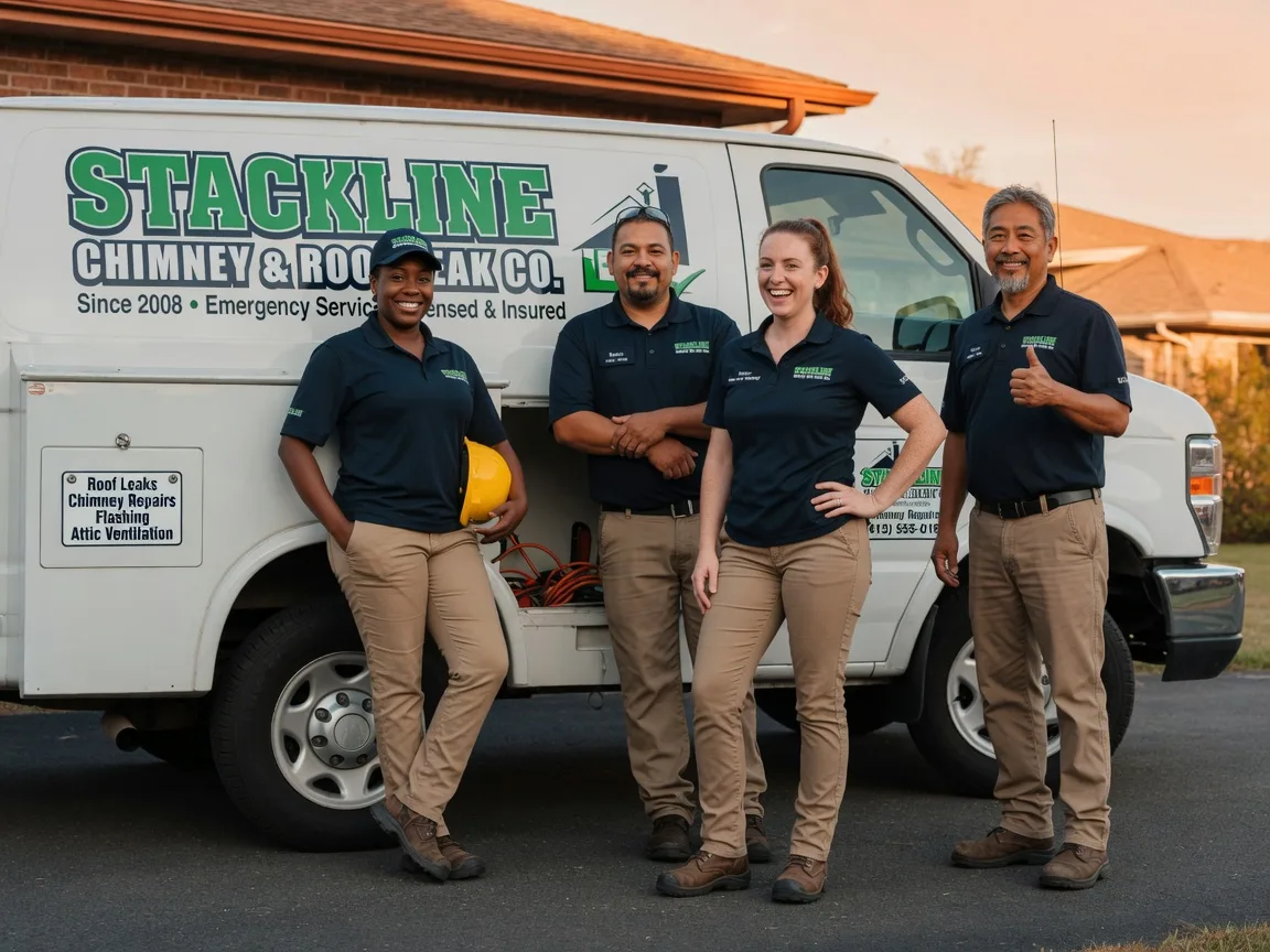 Chimney flashing repair company in Coalton, OH